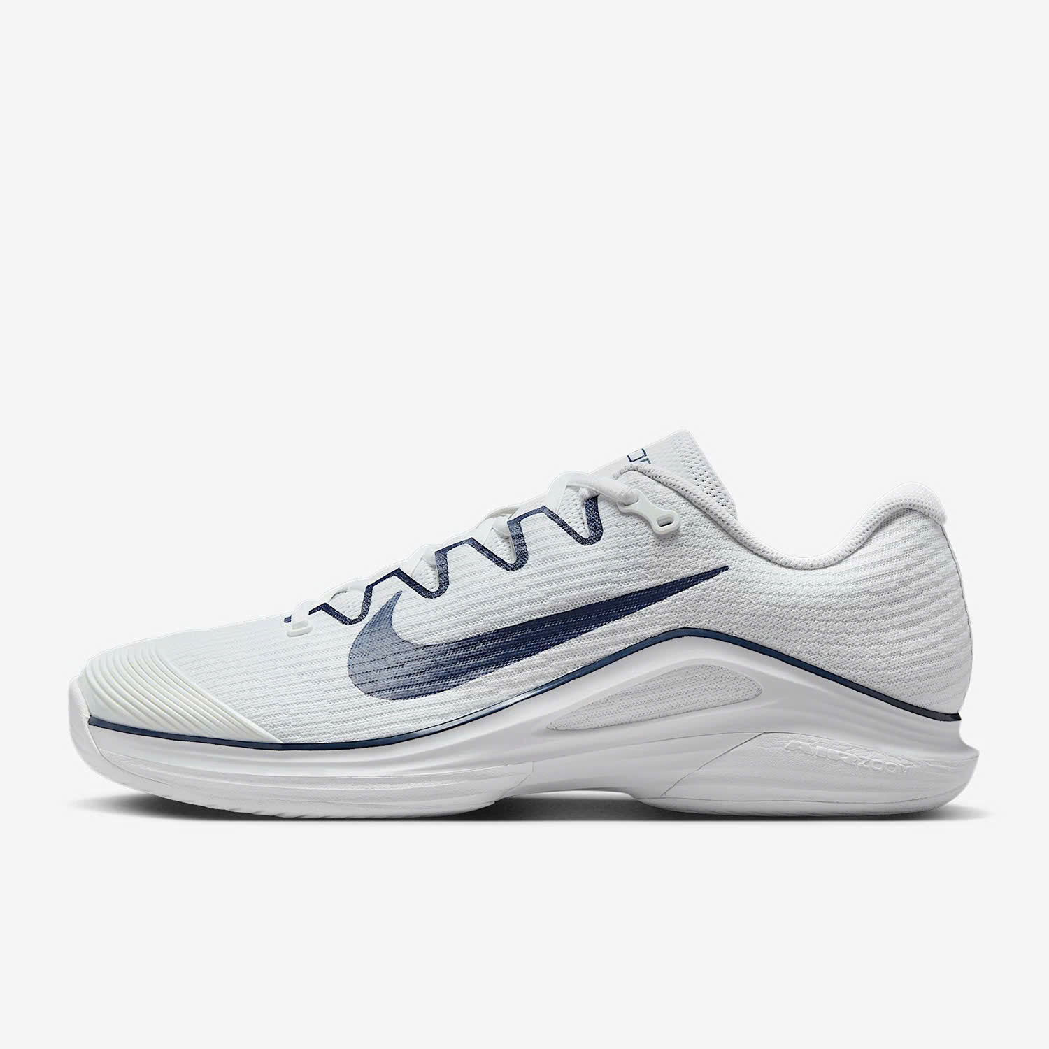 Giày Pickleball Nike Court Air Zoom Vapor 12 HC IB7168-100 Chính Hãng – Trắng Đen - Tốc Độ Cao, Êm Ái, Bám Sân Ổn Định
